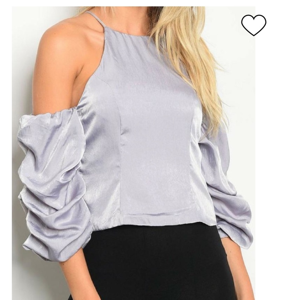 Lavender topper blouse
